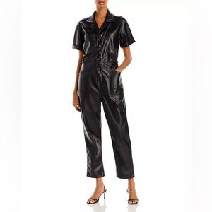 Pistola Grover Vegan Leather Jumpsuit Size XS